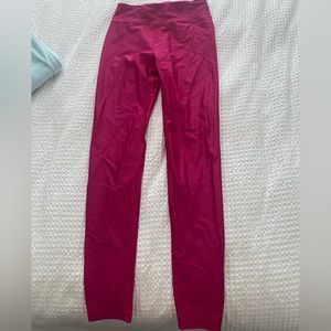 Athleta leggings for girls. With a shine to it, silky feeling. Super cute on.